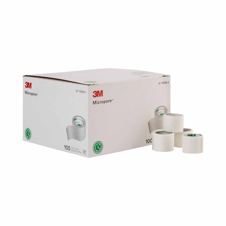 3M Micropore Medical Tape White 1 Inch X 1-1/2 Yard Paper NonSterile, 500PK 1530S-1